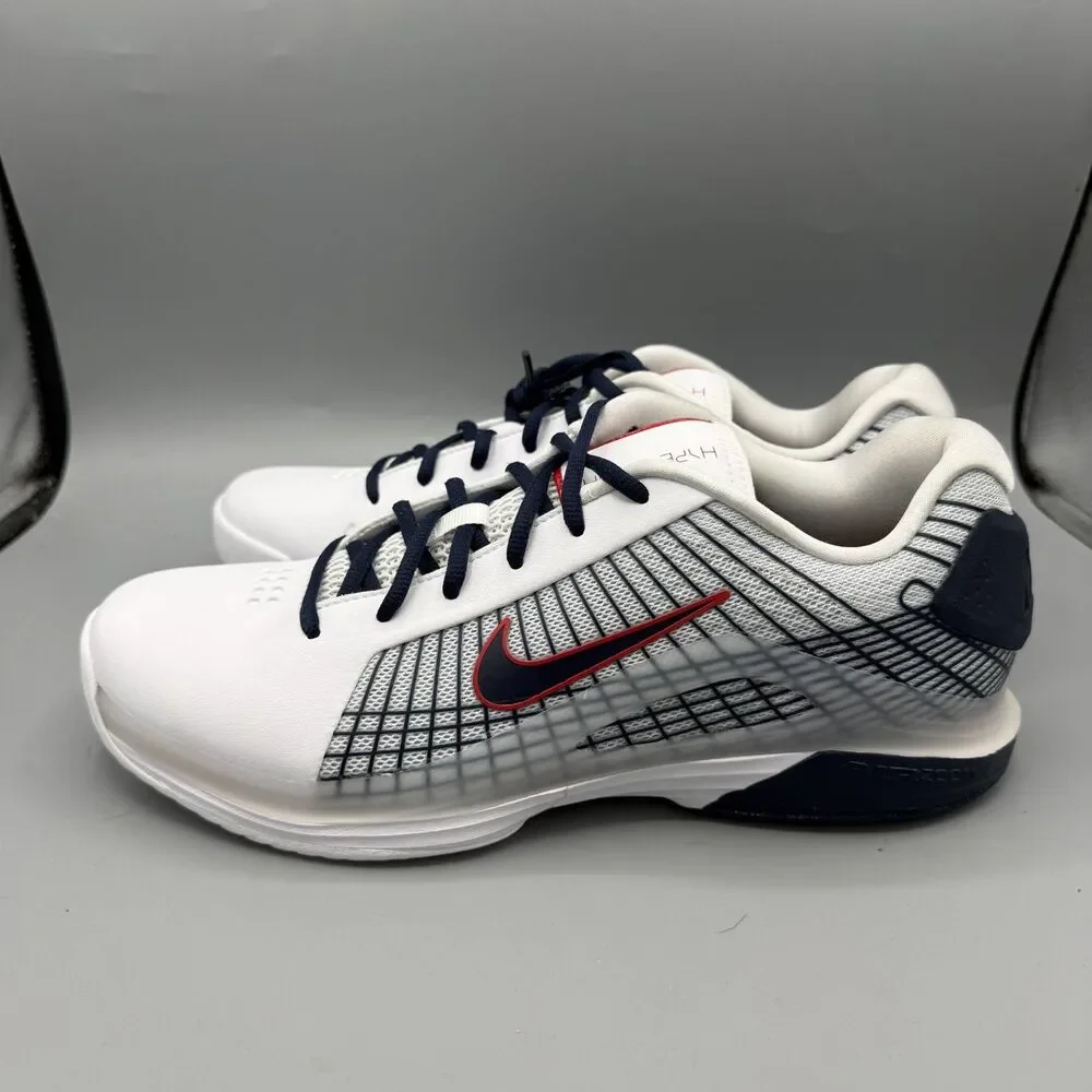 Nike Vapor 12 Hypersmash Tennis Shoes Sneakers Retro Basketball White Size 9.5